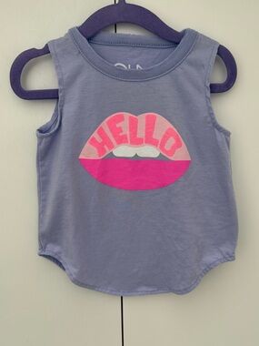 Chaser Girls Hello Lips Muscle Tank 3